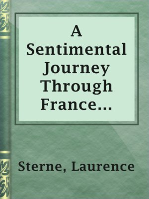 cover image of A Sentimental Journey Through France and Italy
